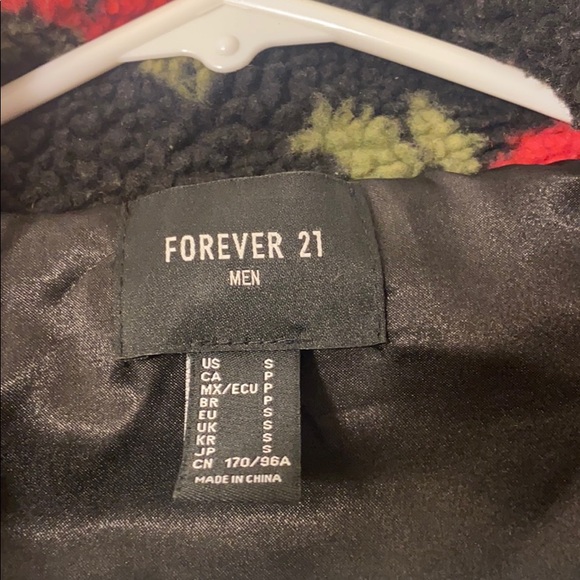 F21 Men Teddy rose jacket - Picture 2 of 3